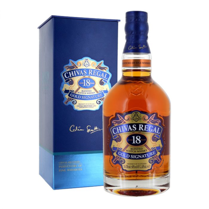 Chivas Regal gold signature 18 years ουίσκι - 700ml