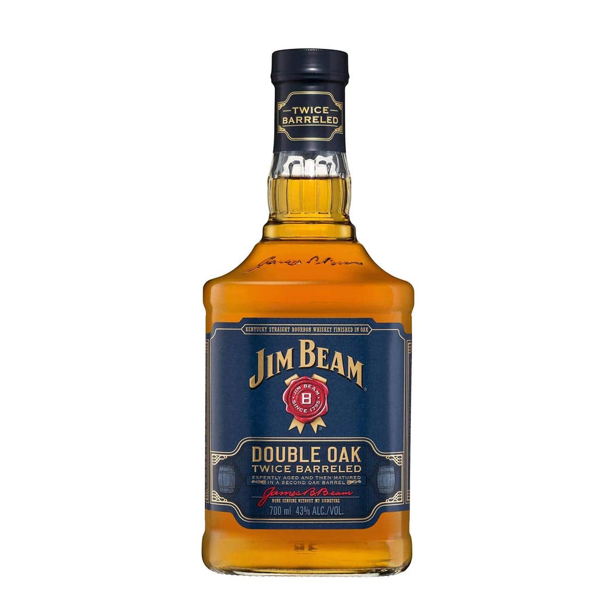 Jim Beam Double Oak Ουίσκι - 700ml